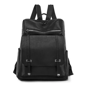 Винтажные школьные сумки, высококачественный кожаный рюкзак, женский рюкзак на плечо большой вместимости, дорожный рюкзак для девочек Mochila